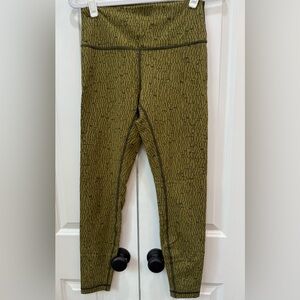 Lululemon Olive Green Leggings